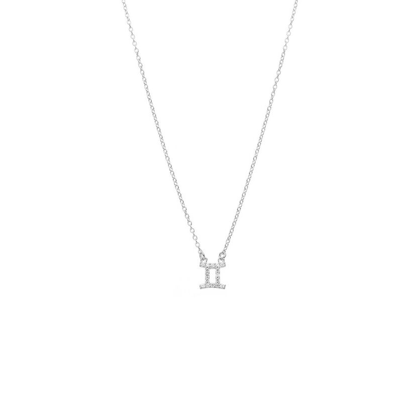 Silk & Steel Gemini Necklace image number 0